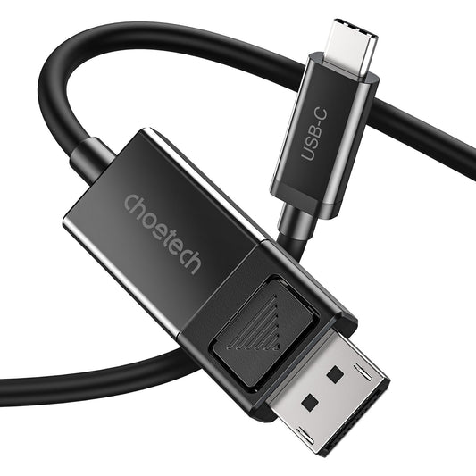 USB-C to DisplayPort Cable – 8K@30Hz, 6ft, Two-Way Support
