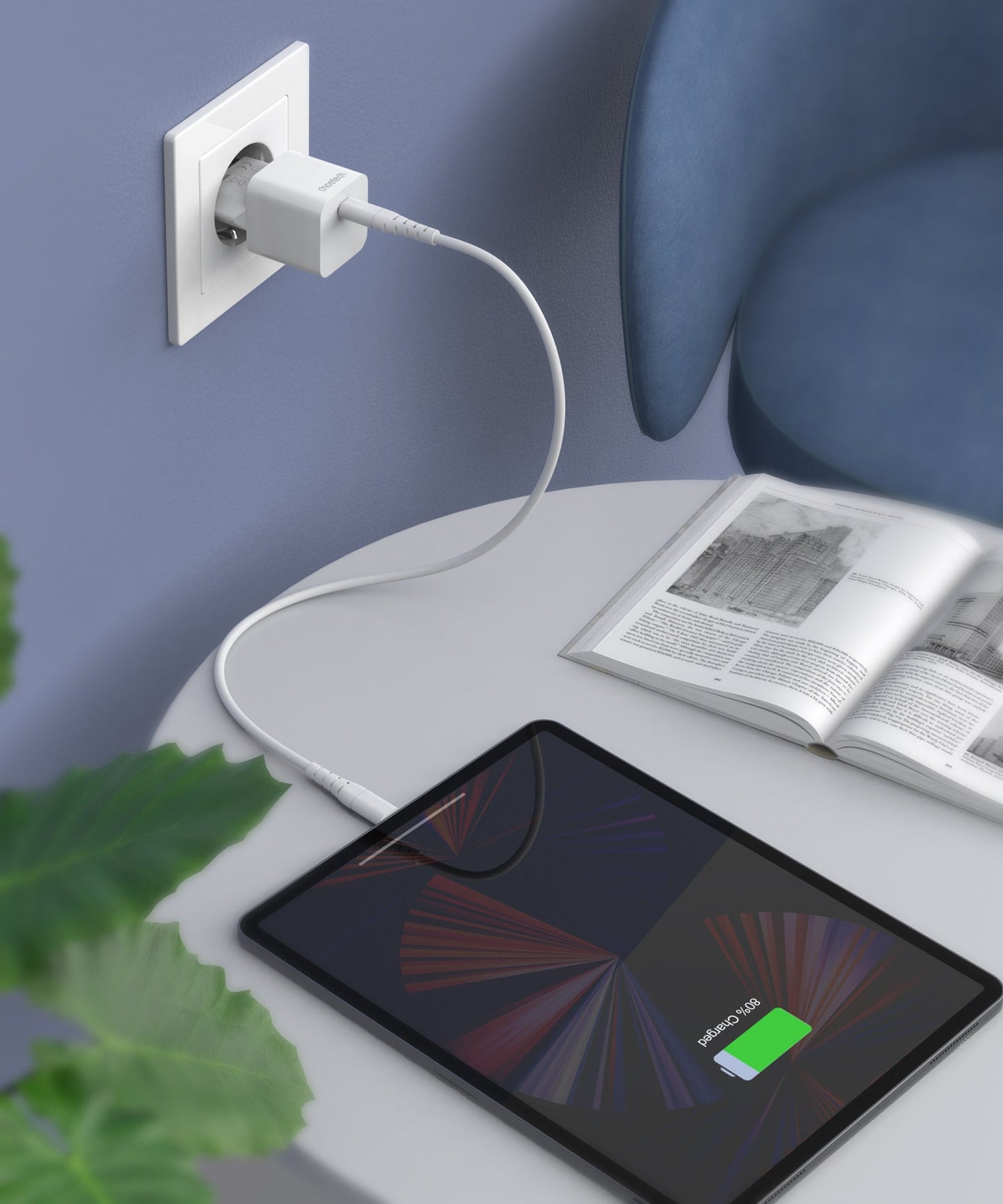 20W GaN USB-C Wall Charger – Compact PD Fast Charging