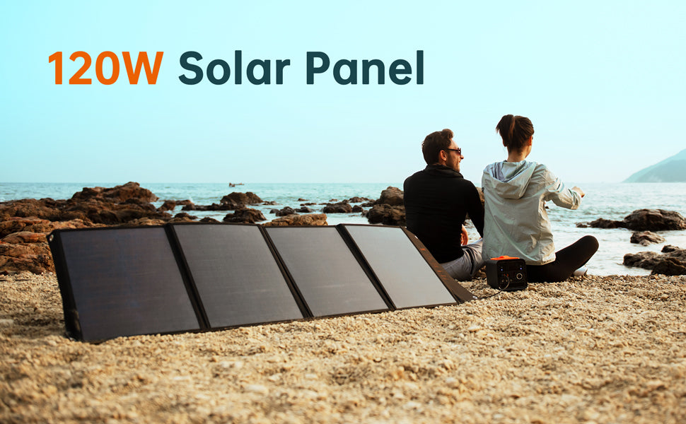 120W Foldable Solar Charger – Portable Panel for Outdoors
