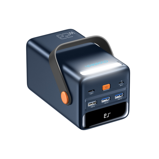 50000mAh Power Bank – 65W, LED & Camping Light, 4 Ports