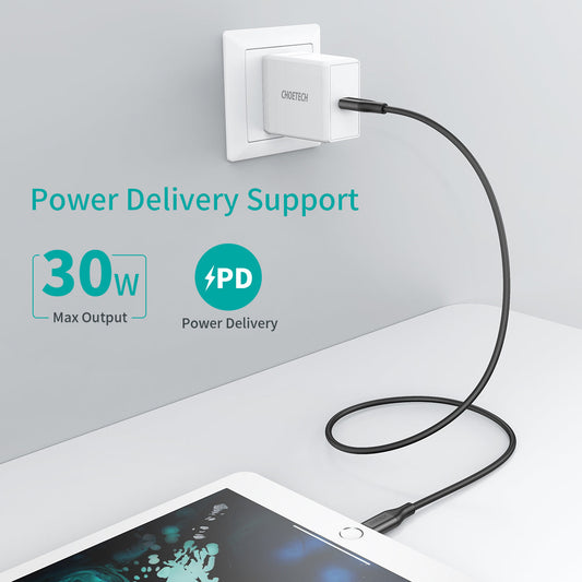 USB‑C to L‑Connector Fast Charging Cable – 1.2 M / 4 FT