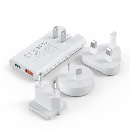 67W GaN PD Charger – Dual USB-C, Foldable Plug, Ultra-Slim