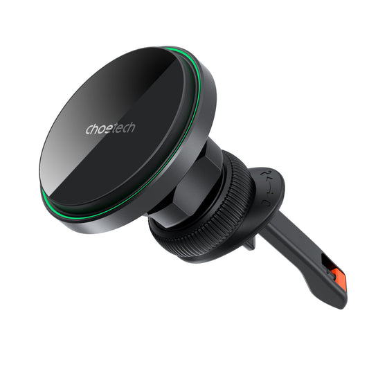 Mag Car Wireless Charger – 15W Qi Fast Charge, for iPhone