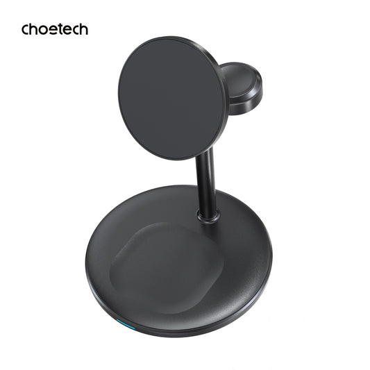3-in-1 Magnetic Wireless Charger – 15W Fast Charge for Apple