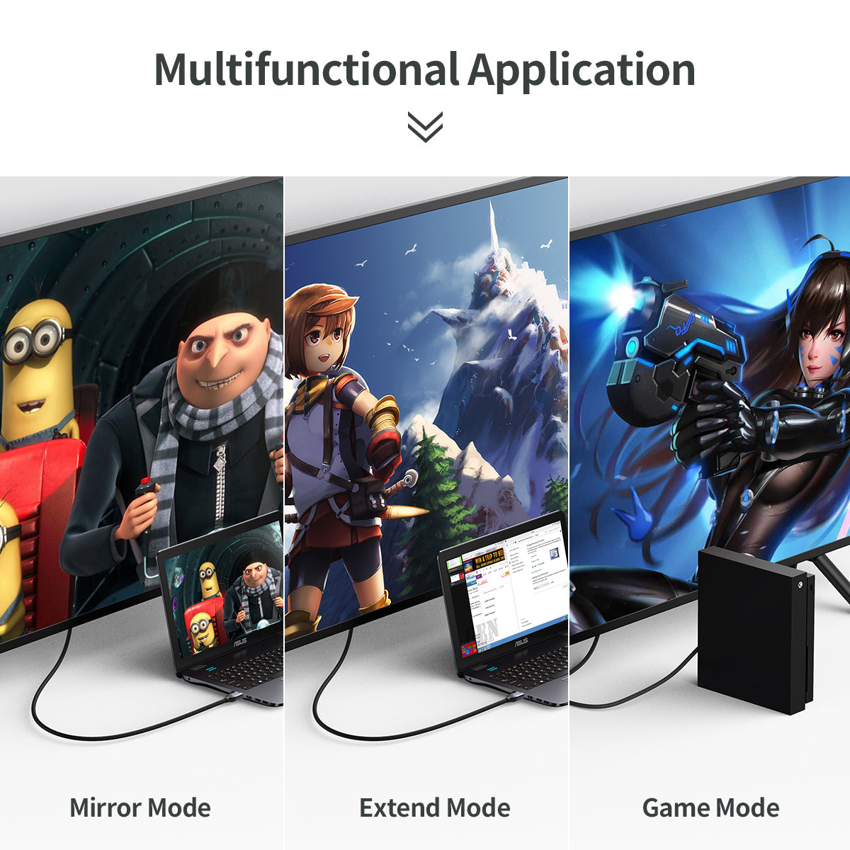 8K HDMI Cable – 48Gbps, HDR, 165Hz, Ultra High-Speed for TV/PC