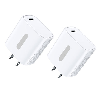 [2-Pack] 20W USB-C PD Wall Charger – for iPhone 13/12