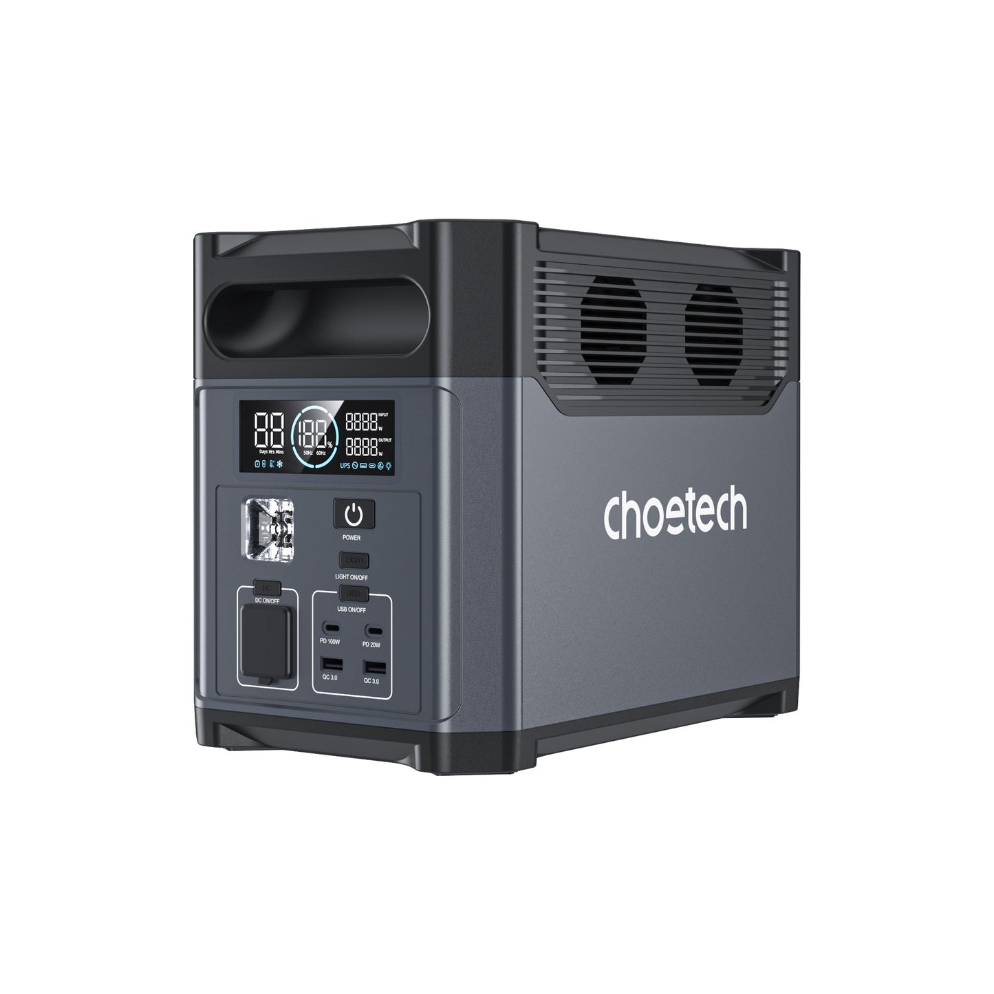 1200W Power Station – 1024Wh UPS with Bidirectional Charging