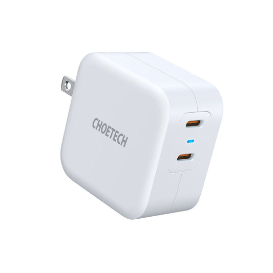CHOETECH 40W Dual Fast USB C Charger 2-Port 20W PD 3.0 with Foldable Plug for iPhone 12 Pro Max/mini/11/SE,Galaxy, iPad Pro, AirPods, Nintendo Switch CHOETECH