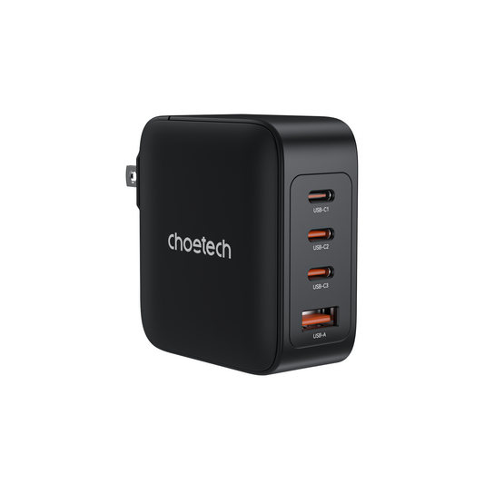 100W GaN Wall Charger – 3C1A USB Fast Charging, US Plug
