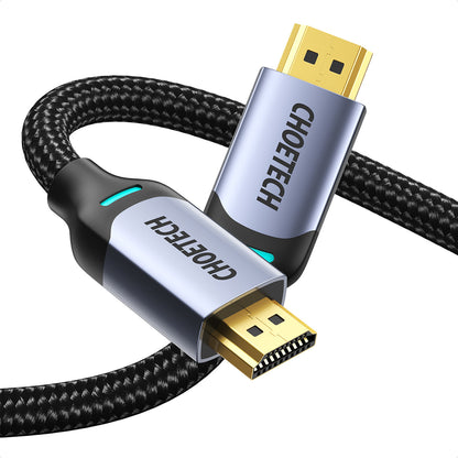 8K HDMI 2.1 Cable – 8K@60Hz, 48Gbps, 6.6ft Braided Cord