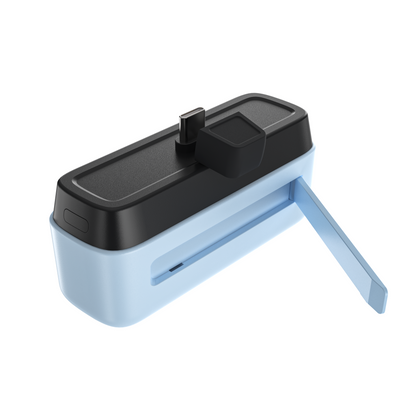 5000mAh Power Bank – PD20W with Type-C Plug, Blue