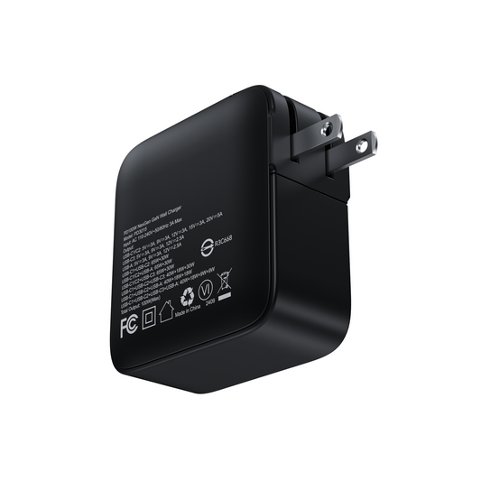 100W GaN Wall Charger – 3C1A USB Fast Charging, US Plug