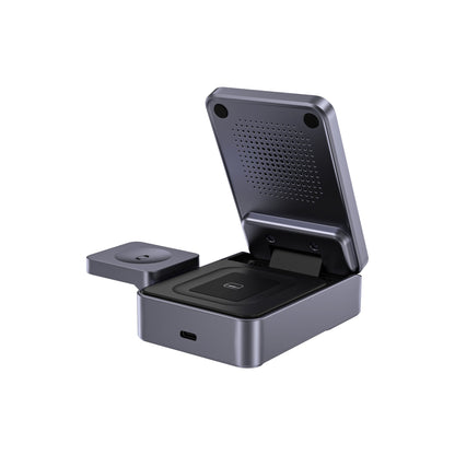 15W Qi2 Foldable 3-in-1 Magnetic Wireless Charger Black