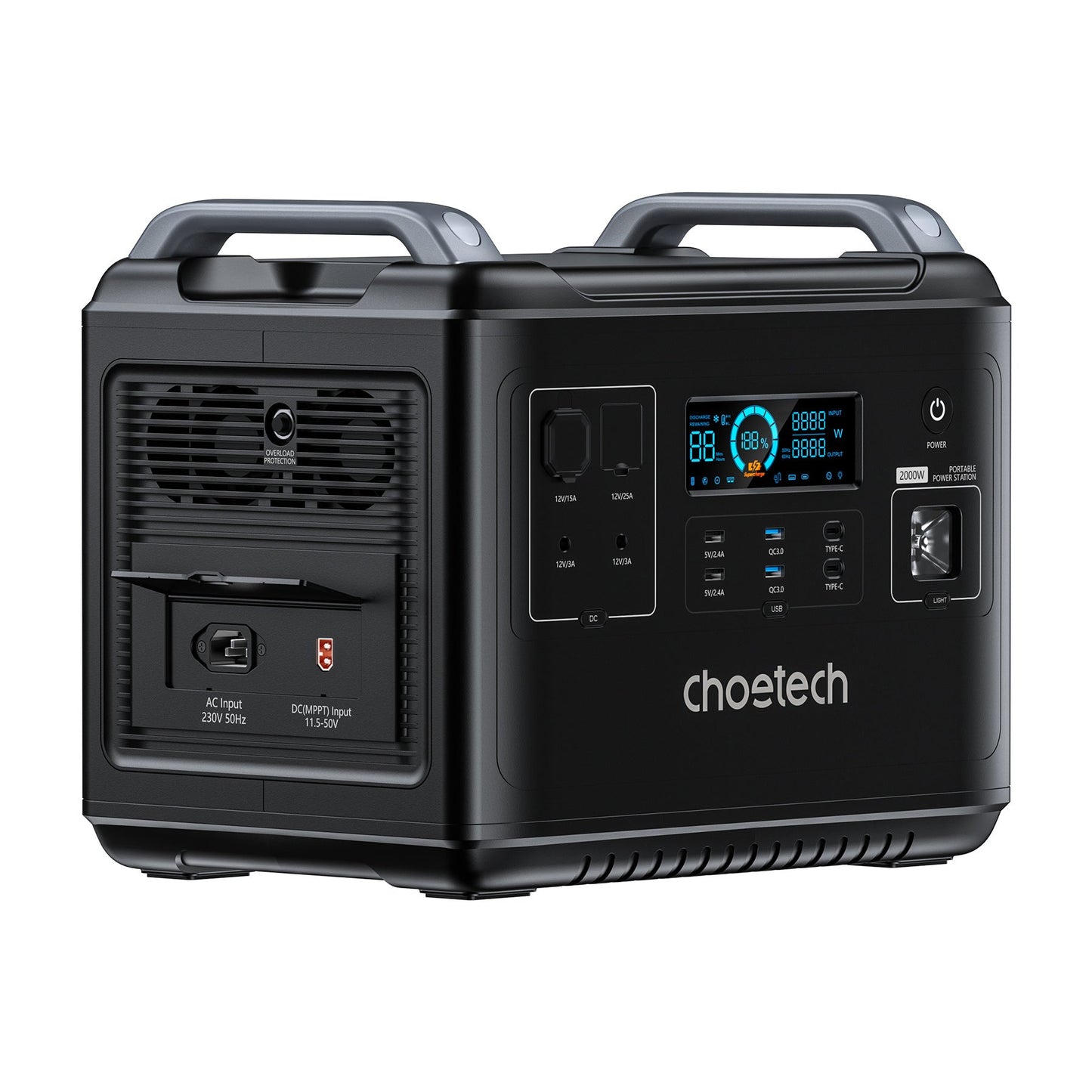 2000W Portable Power Station – 2048Wh LiFePO4, UPS