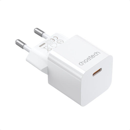 20W GaN USB-C Wall Charger – Compact PD Fast Charging