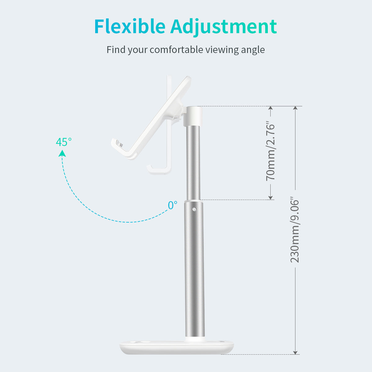 Adjustable Phone Stand – Foldable Holder for Desk Use