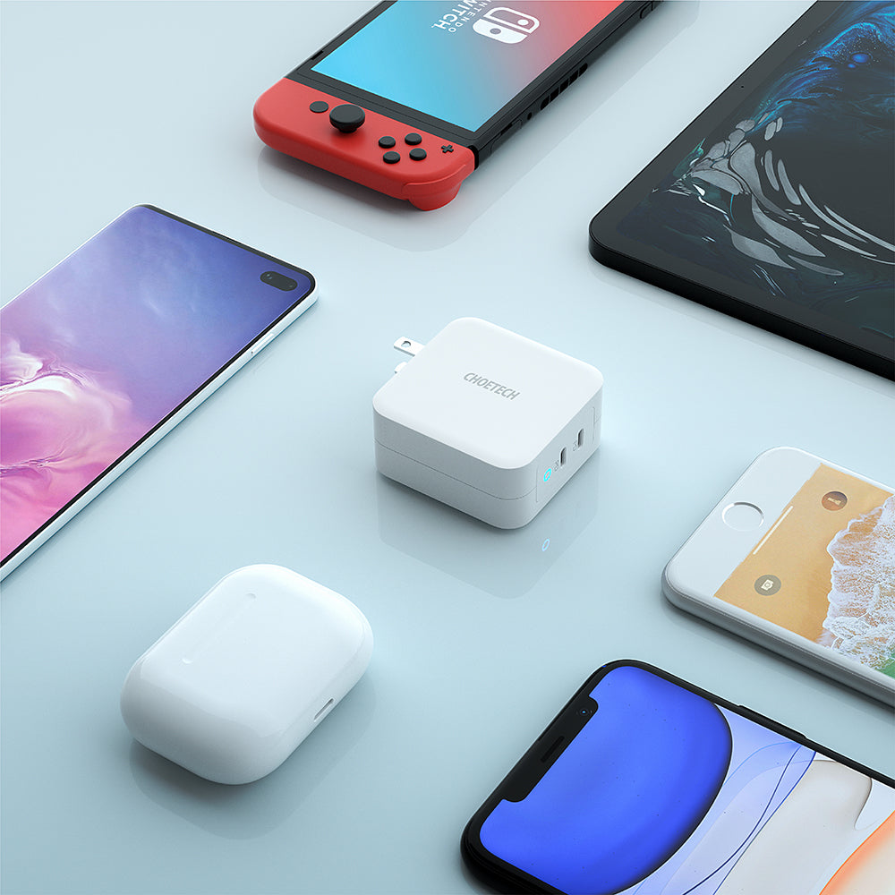 100W GaN USB C Charger – Dual Port Fast Charge for MacBook