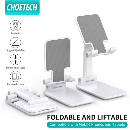 Foldable Phone Holder – Adjustable Stand for Desk & Travel