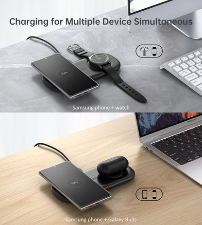 Fast Wireless Charging Pad – 15W Qi Fast Charger, Slim