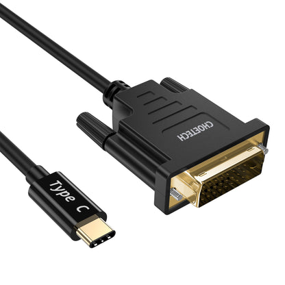 USB-C to DVI Cable – 4K@30Hz, 6FT/1.8M Adapter