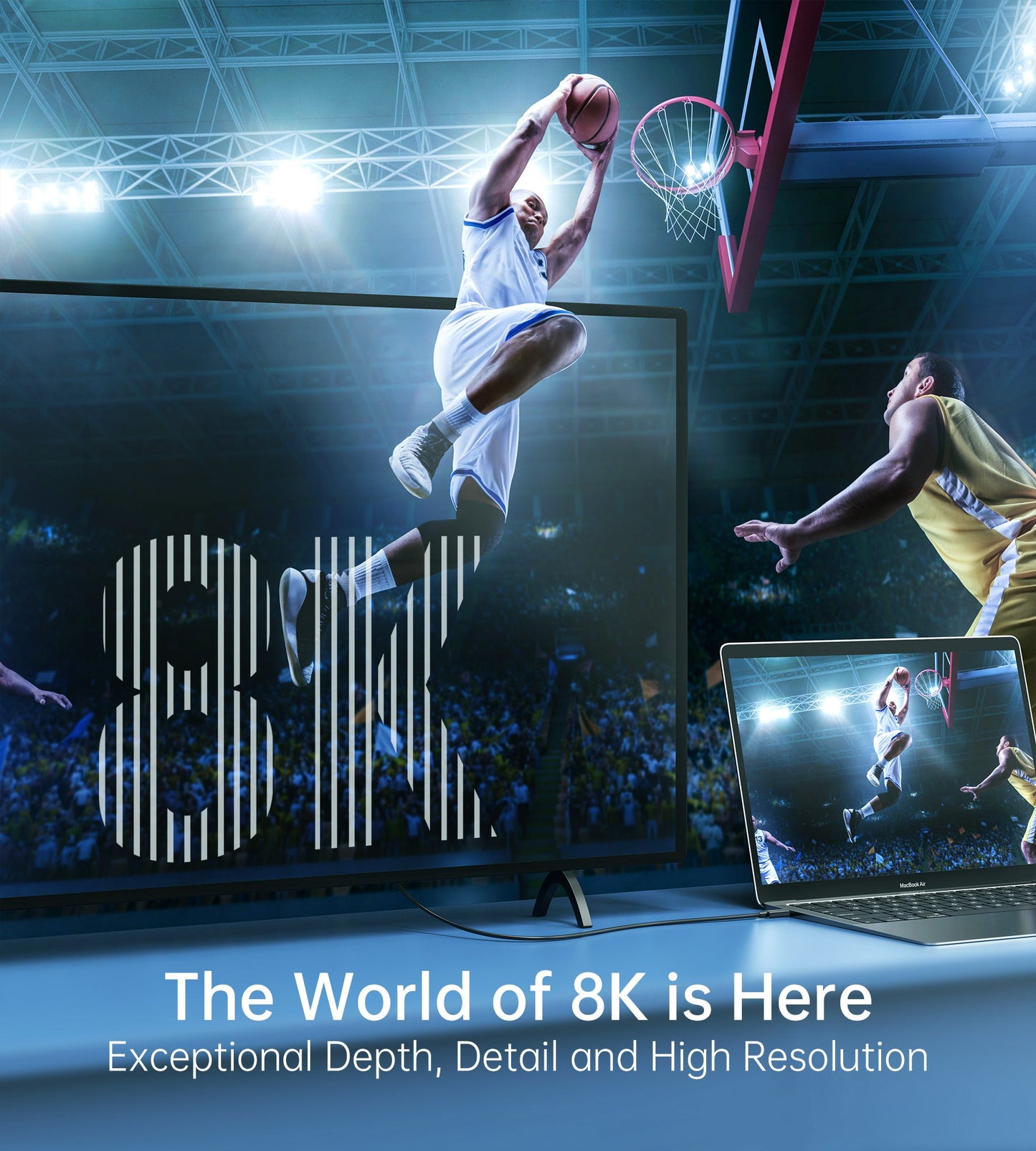 Thunderbolt 4 Cable – 40Gbps Data & 100W PD, 2.6ft Length