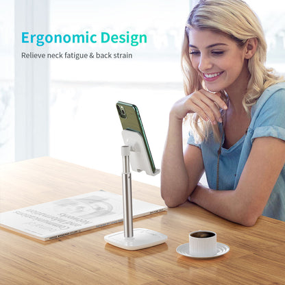 Adjustable Phone Stand – Foldable Holder for Desk Use