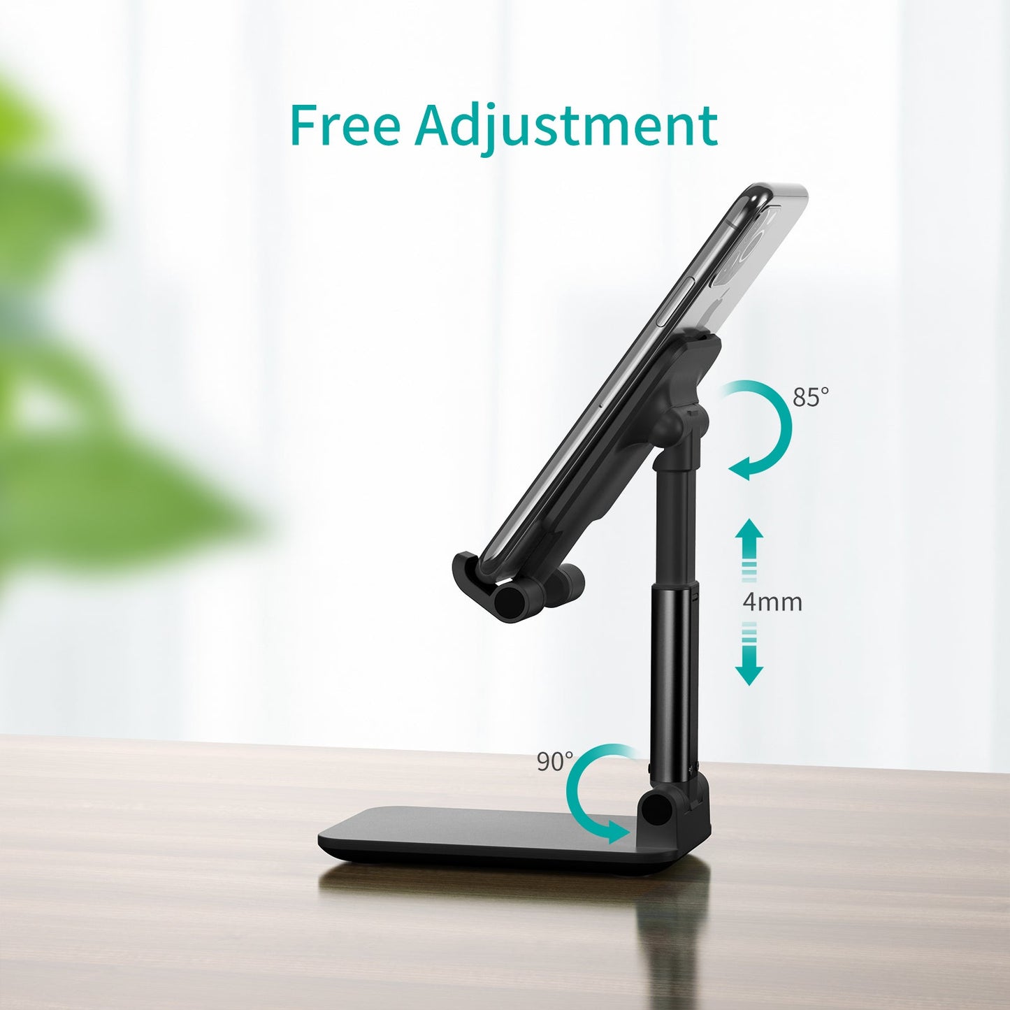 Adjustable Stand – Foldable Holder for Phone & Tablet Use