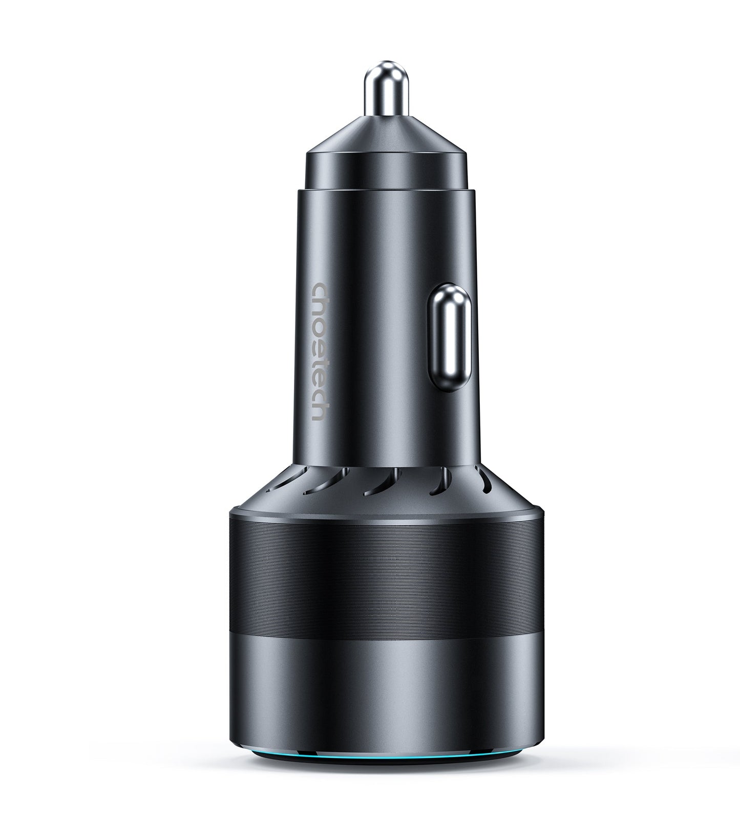 130W Dual USB-C & USB-A Car Charger – Fast Charge