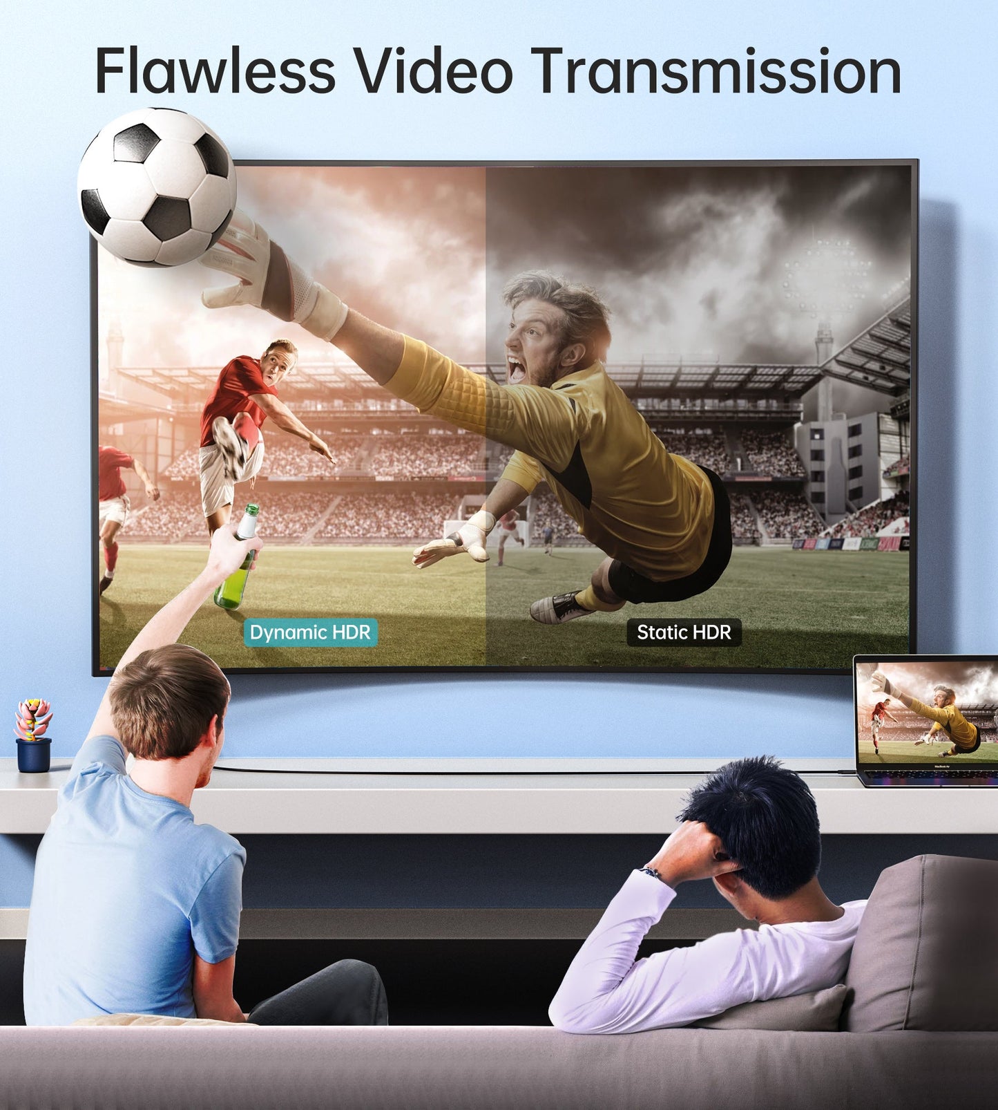 USB-C to DisplayPort Cable – 8K@30Hz, 6ft, Two-Way Support