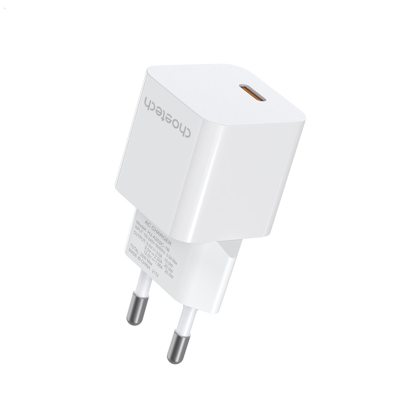 20W GaN USB-C Wall Charger – Compact PD Fast Charging
