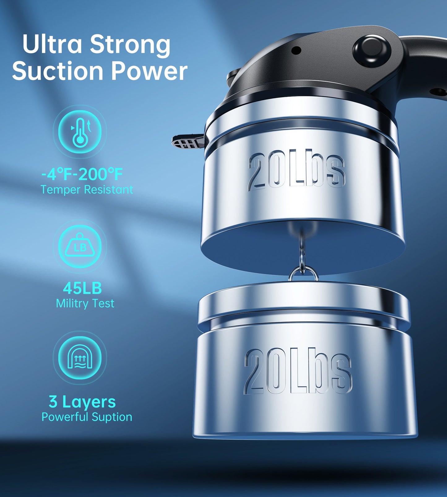 Magnetic Car Mount – Dashboard or Vent Use