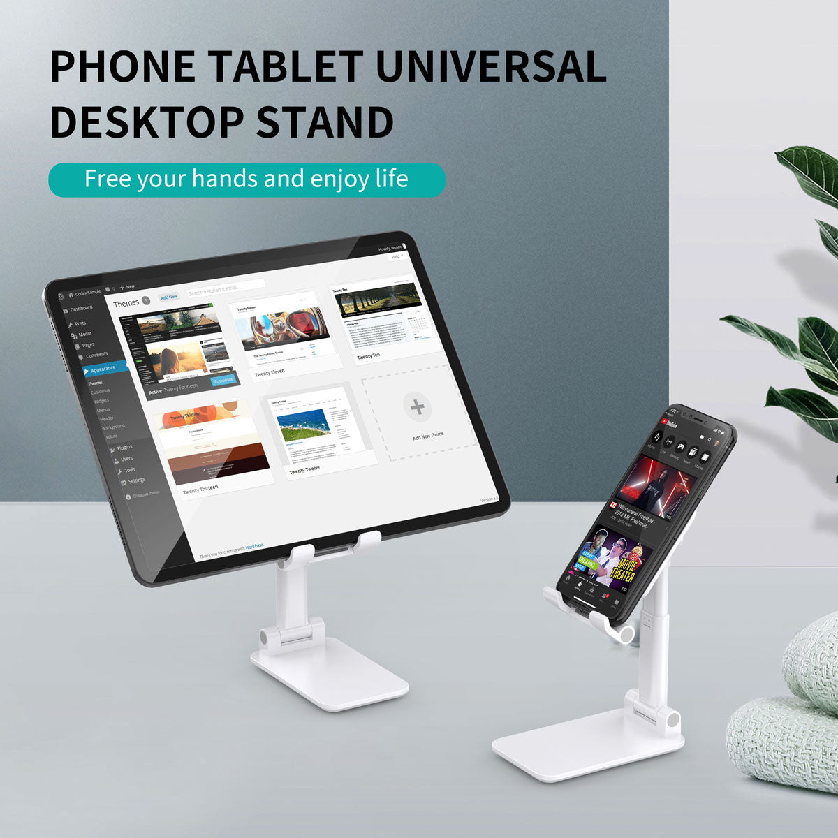 Adjustable Stand – Foldable Holder for Phone & Tablet Use