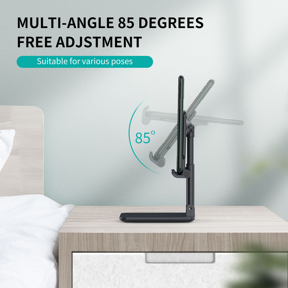 Adjustable Stand – Foldable Holder for Phone & Tablet Use