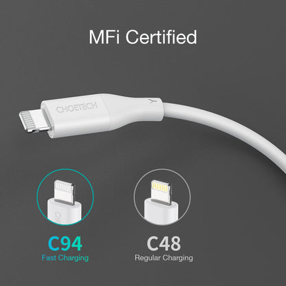 20W PD USB‑C Fast Charger + MFi Cable Kit – Nylon Braided