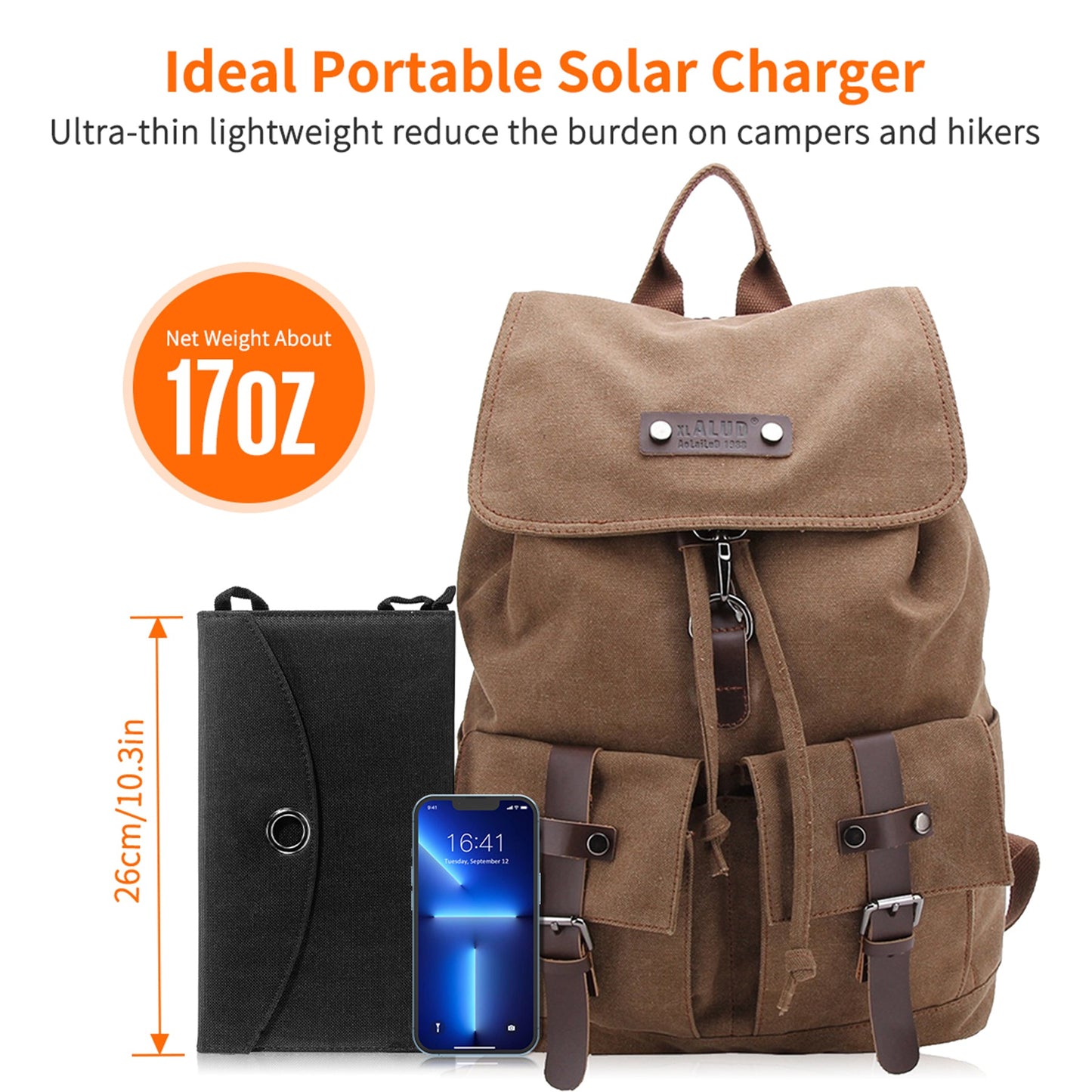 19W Foldable Solar Charger – Portable USB Panel for Outdoors
