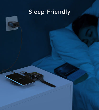 Fast Wireless Charging Pad – 15W Qi Fast Charger, Slim