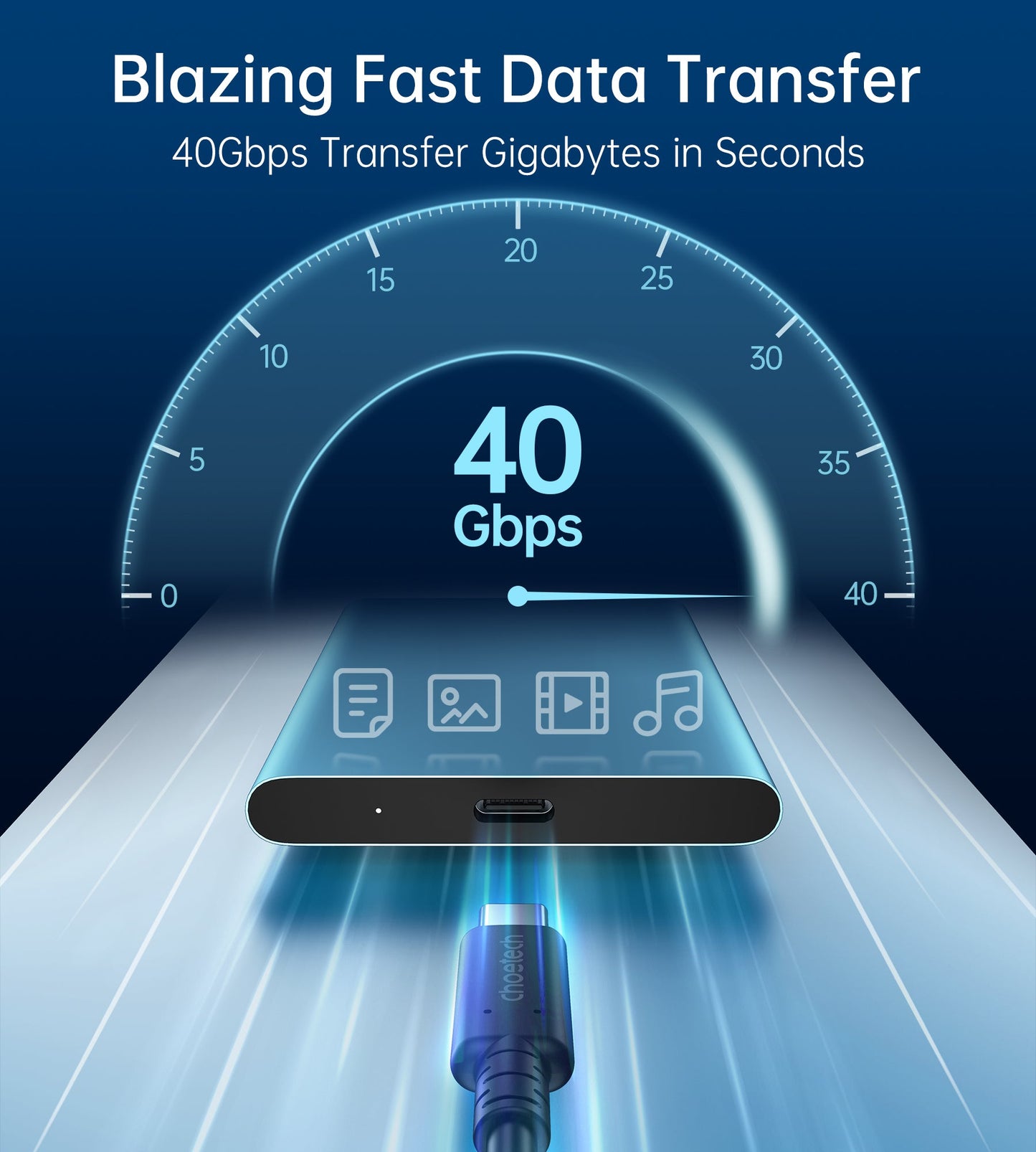 USB-C to USB-C Cable [USB-IF Certified] 100W USB 4.0 Gen 3 Cable