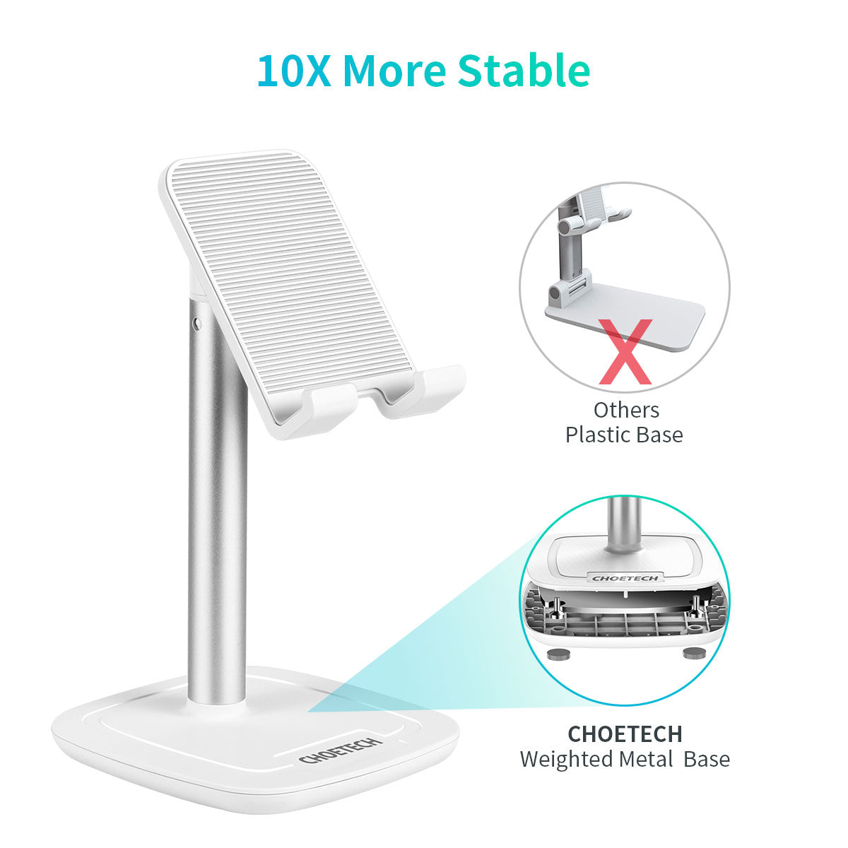 Adjustable Phone Stand – Foldable Holder for Desk Use