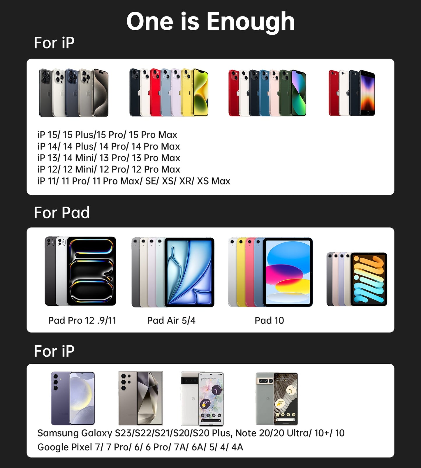 30W GaN PD Charger – Foldable Plug, USB-C for Phones/Tablets