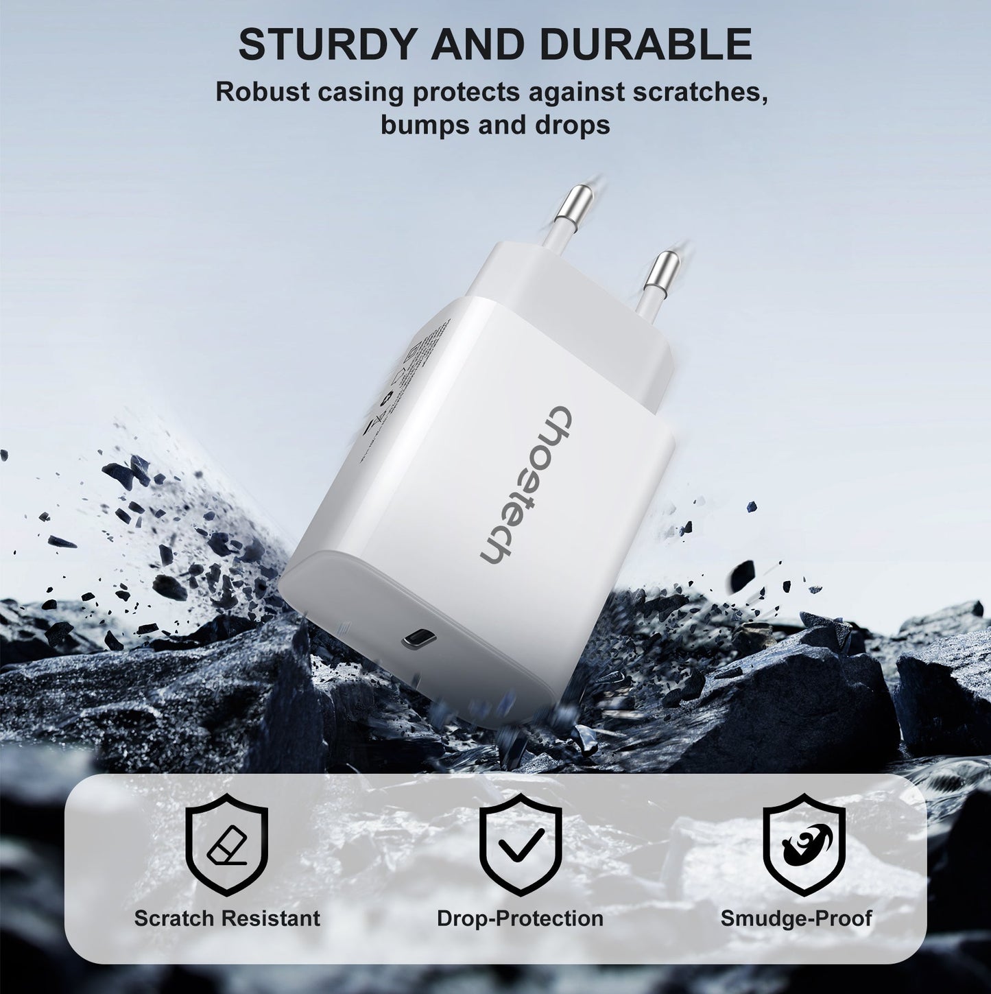 30W USB-C PD Charger – Compact Fast Charging Block