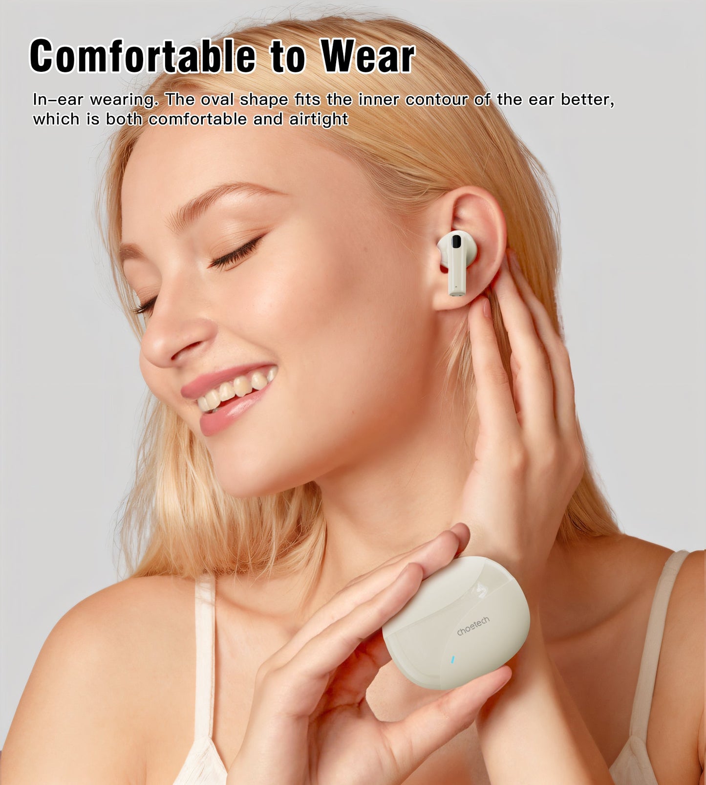 Mini TWS Earbuds – Bluetooth 5.3 Low Energy Chip Inside