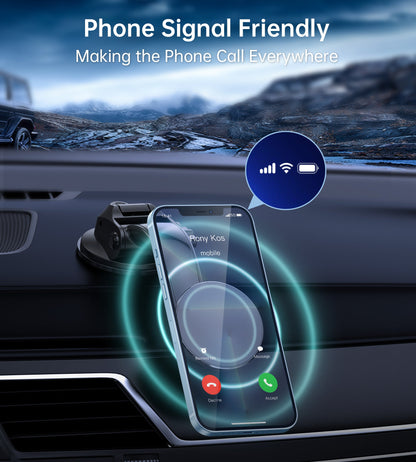 Magnetic Car Mount – Dashboard or Vent Use