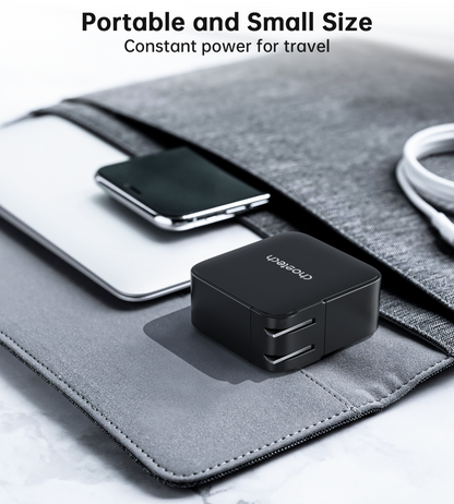 140W GaN Wall Charger – 3C1A with PD240W Cable, Black