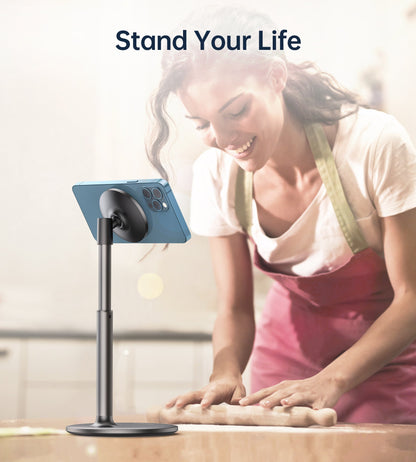 Mag-Safe Adjustable Phone Holder – Magnetic Desk Stand