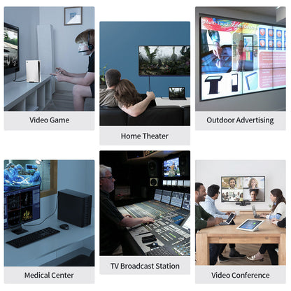 8K HDMI 2.1 Cable – 8K@60Hz, 48Gbps, 6.6ft Braided Cord