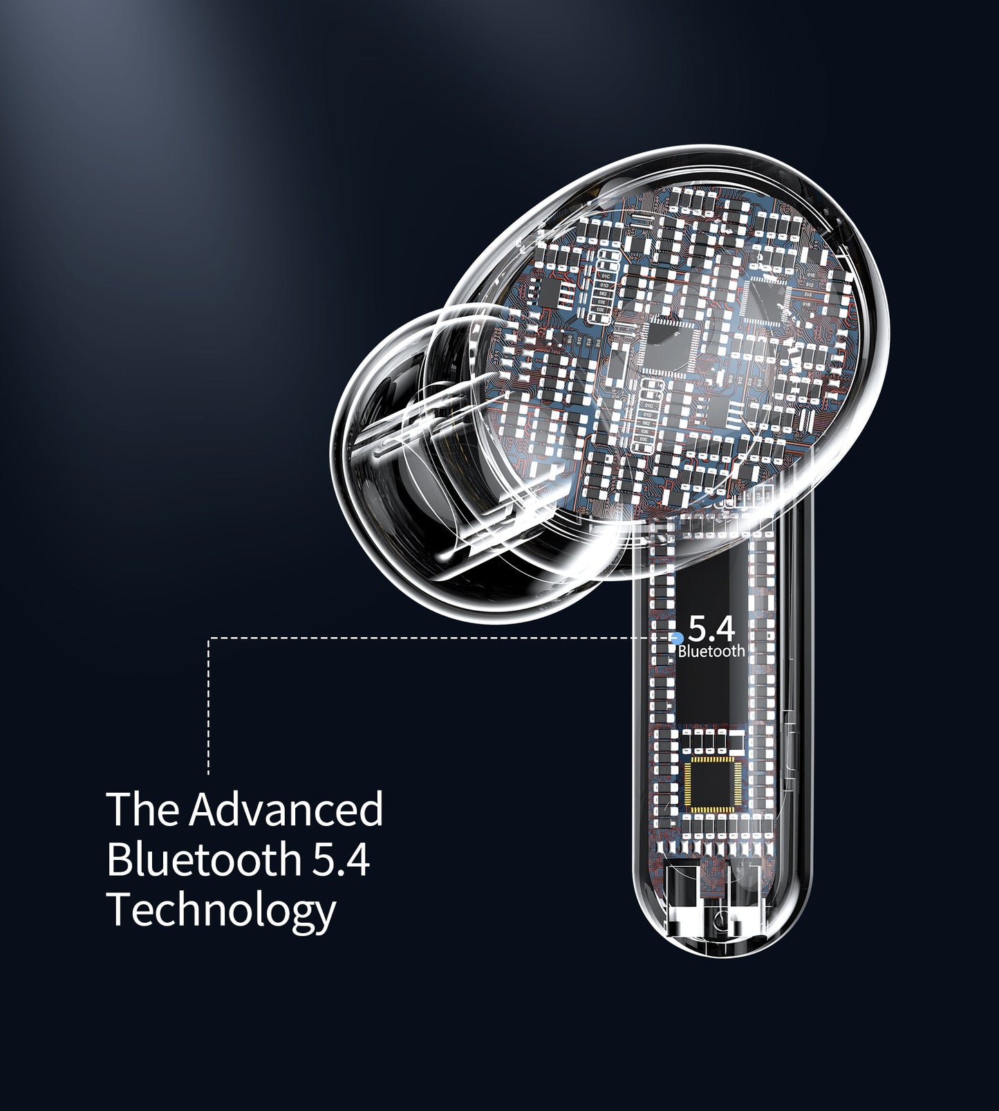 TWS Earbuds – ANC+ENC, 4-Mic, Touch Control, Rotating Case