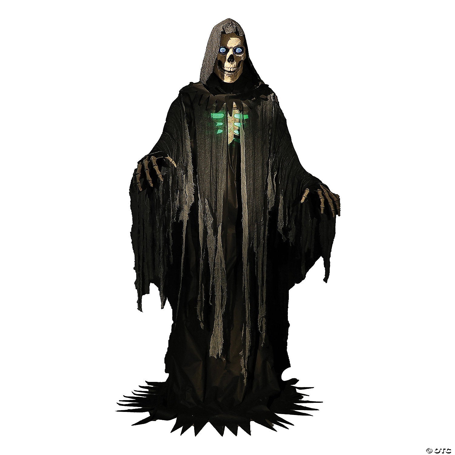 10 Ft. Animated Towering Skeleton Reaper Halloween Decoration