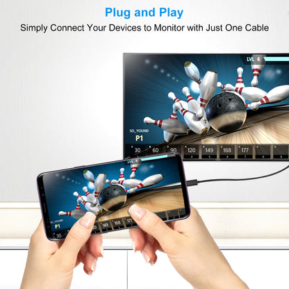 USB-C to DisplayPort Cable – 4K@60Hz Compatible