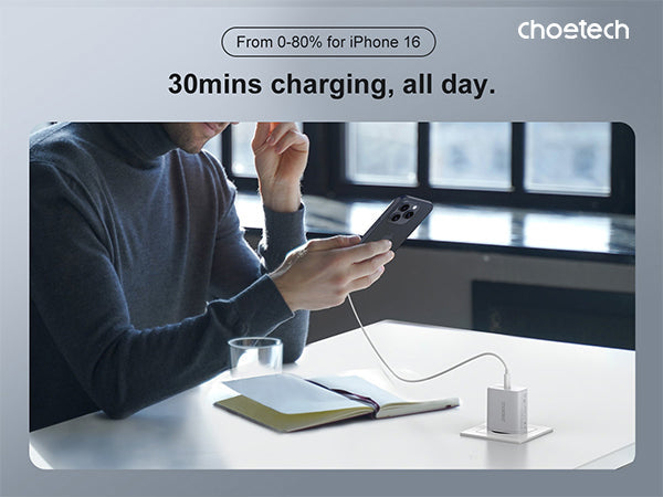 45W PD Fast Charger – Compact USB Charging Block