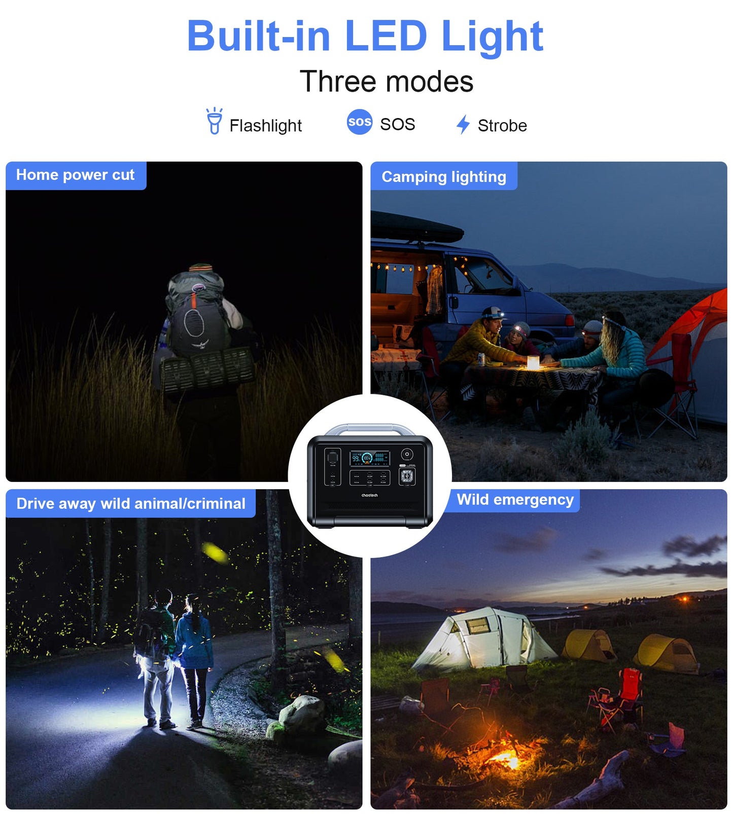 1200Wh Bidirectional Power Station – Portable Fast Charging